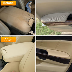 APESER center console cover installed demonstrating improved feel and appearance
