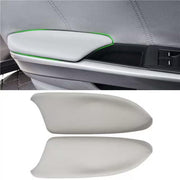 APESER front packaging showing gray armrest lids and benefits of easy replacement