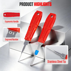 APOWFIX blow-molded case open with labeled slots for organized portability