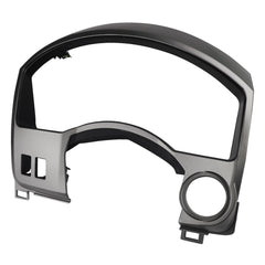 APPERFiT front view of silver-gray dash bezel showing exact OEM fit and improved appearance
