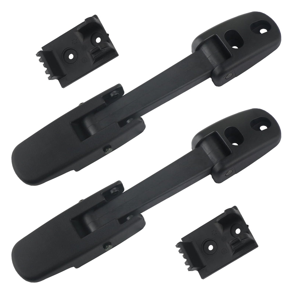 APPERFiT front view of hood latch strap kit showing complete assembly and clear labeling benefit
