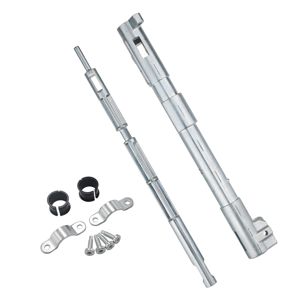 APPERFiT shift tube front view showing complete kit and clear OEM-fit benefits