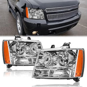 APSVE front headlight assembly showing exact OEM fit and restored appearance