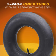 AR-PRO tube mounted on Razor Dirt Quad wheel demonstrating proper fit and reliability