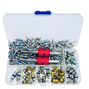 Aracey front box and kit contents showing organized cores and tools for easy selection