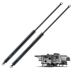 ARANA front view of two awning gas struts showing fit and finish benefits