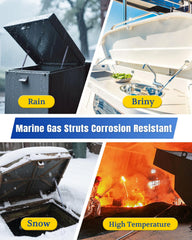 ARANA flat bracket close-up showing mounting holes and corrosion-resistant finish