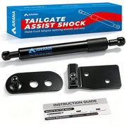 ARANA front packaging showing complete tailgate assist kit and included tools