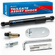 ARANA front packaging showing the tailgate assist kit and clear benefits