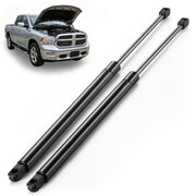 ARANA front-packaging showing two hood struts and box, reliable OEM replacement
