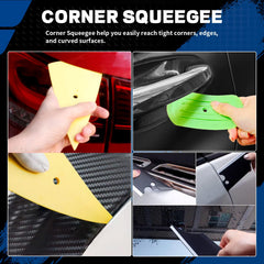 Arayker felt squeegee close-up protecting paint while smoothing film