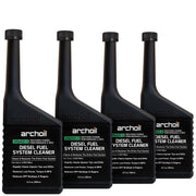 Archoil front packaging showing four 12 oz bottles and product benefits