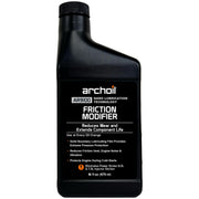 Archoil AR9100 front label showing product name and size, clear dosing info benefit