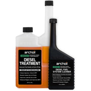 Archoil kit front label showing both bottles and benefits