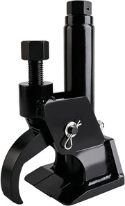 aremnry front view clamped on rim showing secure fit and safe bead breaking