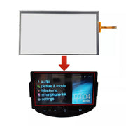 Arfepa front panel view showing 7-inch screen and accurate fit for Chevy dash