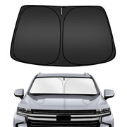 ARISMOTOR front coverage on Chevy Tahoe windshield showing full protection benefits