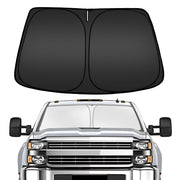 ARISMOTOR front view showing full windshield coverage and neat fit benefit