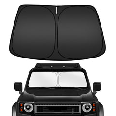 ARISMOTOR front packaging shown on a Land Cruiser windshield, quick recognition benefit
