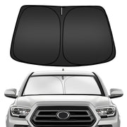 ARISMOTOR front view showing custom fit and full windshield coverage benefit