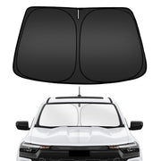 ARISMOTOR front view showing full windshield coverage and protection