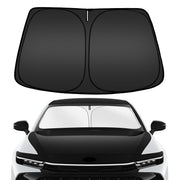 ARISMOTOR front view installed on Toyota Crown windshield, showcasing full coverage benefit