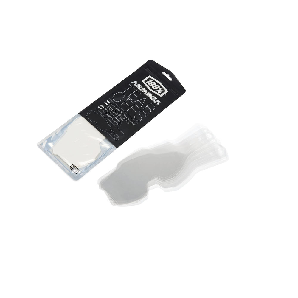 ARMEGA tear-offs front pack showing clear PET sheets and easy-access tab for quick removal