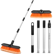 ARTIPOLY brush assembled front view showing full kit and benefits of reach