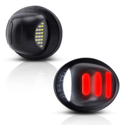 Asgohme front view of lamp assembly shows complete replacement and clear branding benefit