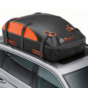 Asinking front view on car showing full rooftop baggage protection