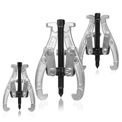 Asnfanl front view of 3-piece puller set showing sizes and sturdy finish