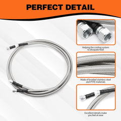 Aspaton assortment of included AN and NPT adapters showing installation options