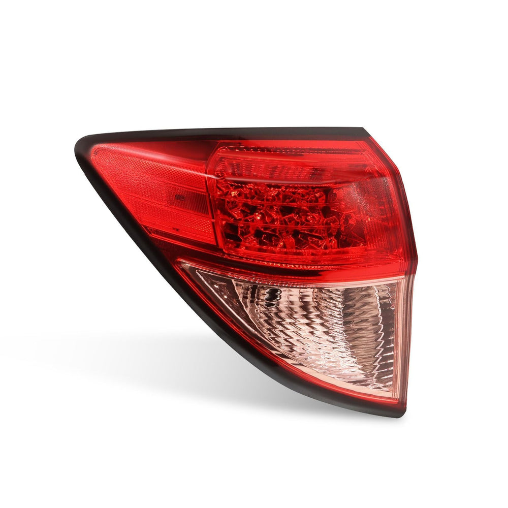 Aspaton left outer tail light front view showing clean OEM styling and fit