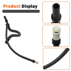 Aspaton hose molded bend detail demonstrating precise OE fitment
