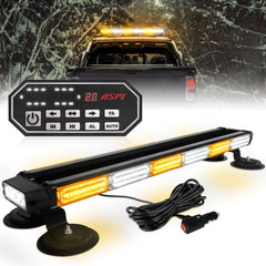ASPL 26-inch front view showing amber white LEDs and wide visibility