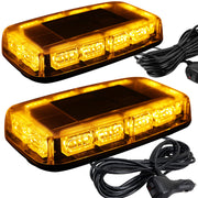ASPL front view of two strobe pods showing bright LEDs and durable housing for improved visibility