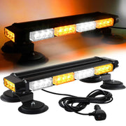 ASPL front view of light bar showing amber white LEDs and bright visibility