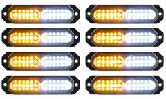 ASPL front view of the 8-piece kit showing compact lights and included hardware for quick setup