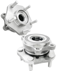 Aspligo front hub assembly front view showing fit and durability benefit