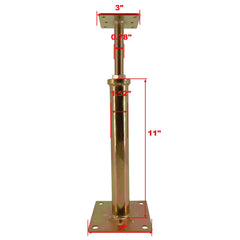 ASTAMOTOR close-up of swiveling top plate demonstrating alignment flexibility for uneven beams