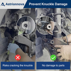 Astrionnova close up on machined ends highlighting precise fit and safe spread