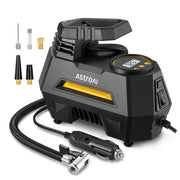 AstroAI AIRUN H1 front view showing compact pump and easy-carry design benefit