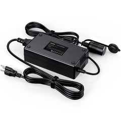 AstroAI converter front view showing compact housing and power connectors for easy installation