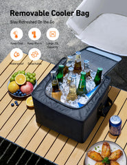AstroAI detachable cooler close-up illustrating insulated lining and temperature control benefit