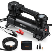 AstroAI front view showing compact inflator and durable housing for dependable roadside use