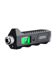 AstroAI front view showing compact digital gauge and protective cap for portability