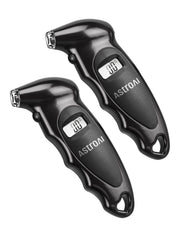 AstroAI gauge front view showing compact body and display benefit: clear readings