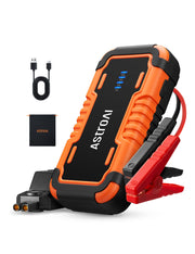 AstroAI P10 front view showing compact body and LED indicators for quick checks