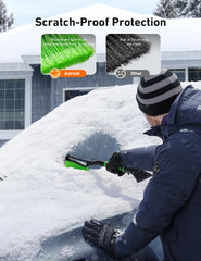 AstroAI detailed ice scraper edge, precise ice chipping benefit