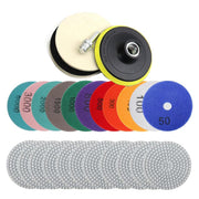Asweir front packaging showing full 12-piece marble polishing kit and benefits